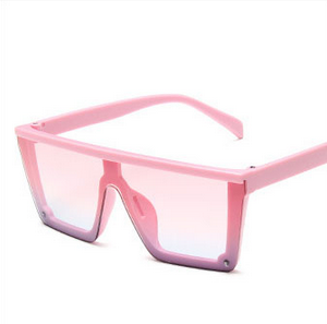 New Style Children's Sunglasses Gradient Color Big Frame Conjoined Sunglasses