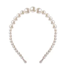 Pearl Headband Princess Headdress Bridal Hair Accessories Retro Headband - ShopShipShake