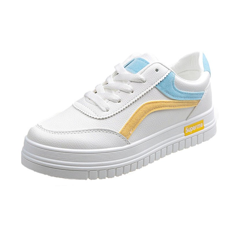 Spring New Basic White Versatile Student Running Casual Shoes