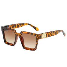 Large Frame Sunglasses Square Wide Edge Sunglasses - ShopShipShake