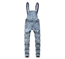 Men'S Jeans With Suspenders And Pants - ShopShipShake