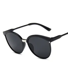 Large Frame Sunglasses Colorful Glasses Black Eyebrows Handsome Sunglasses - ShopShipShake