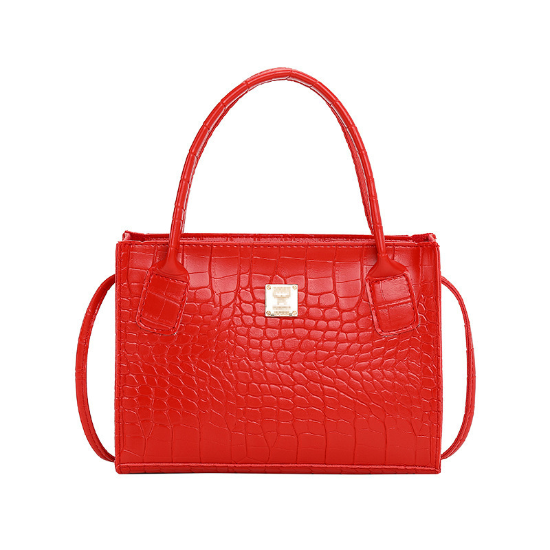 Bag Fashion Crocodile Print Handbag