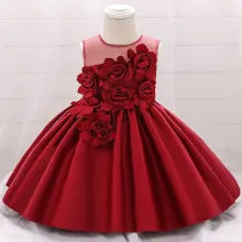 Embroidered Children's Dress Kid Dress Princess Skirt - ShopShipShake