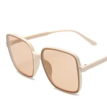 Women Sunglasses Simple Versatile Square Beautiful Transparent Glasses - ShopShipShake