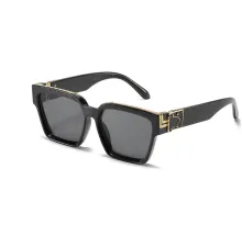 Sunglasses Men Square Big Frame Personalized Sunglasses Fashion Street Trampy Glasses - ShopShipShake