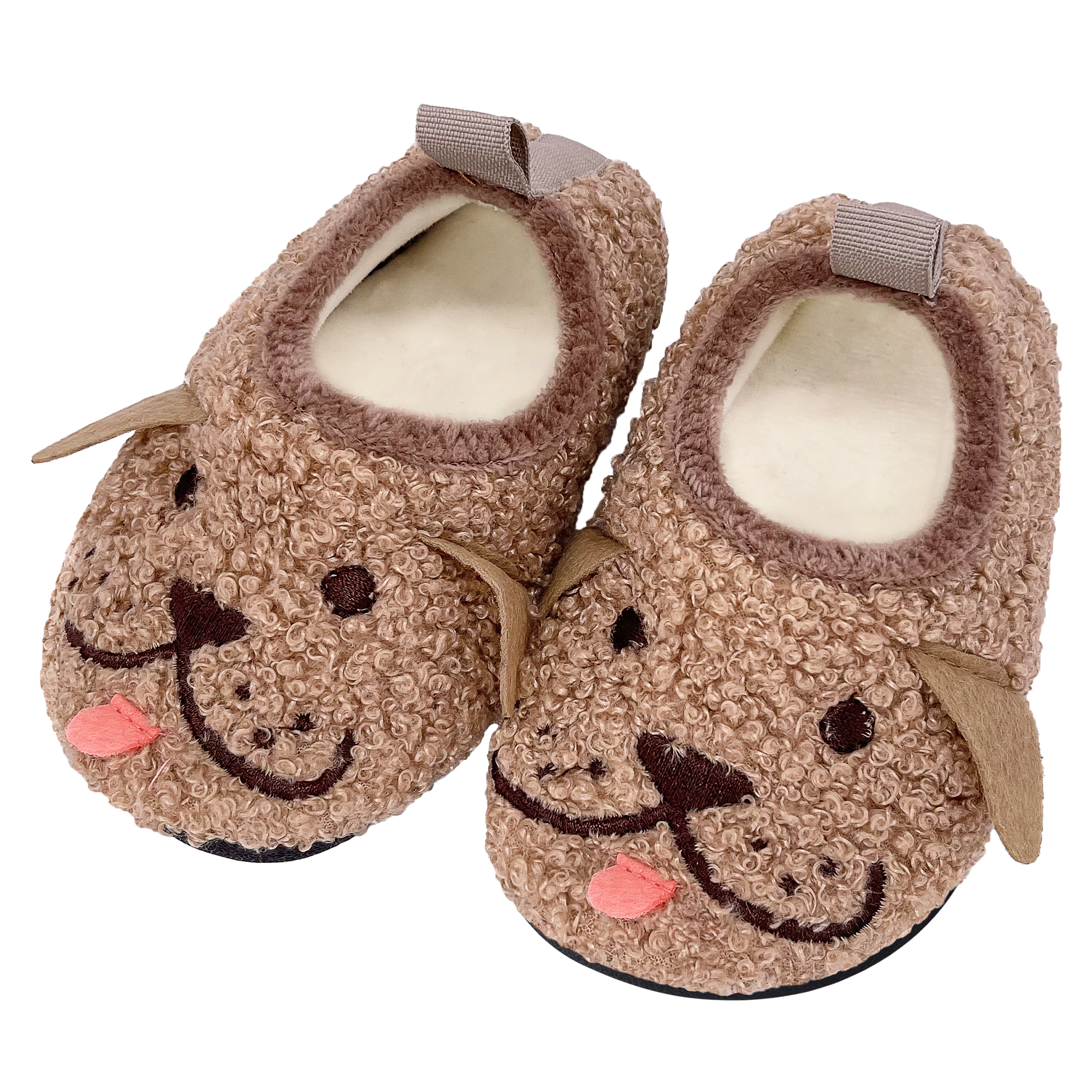 Kids Toddler Houes Slippers Indoor Home Shoes Warm Lightweight Socks for Boys Girls Baby with Non-Slip Rubber Sole