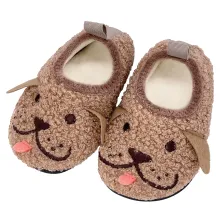 Kids Toddler Houes Slippers Indoor Home Shoes Warm Lightweight Socks for Boys Girls Baby with Non-Slip Rubber Sole - ShopShipShake