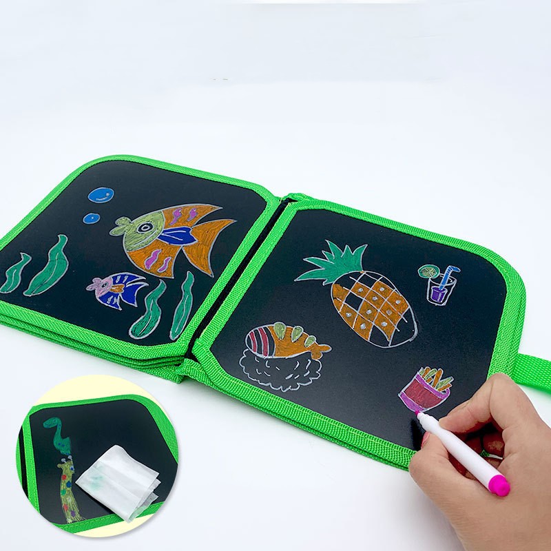Children's Drawing Board Student Writing Board Home Graffiti Book Toy Writing Book Page Can Erase Small Blackboard